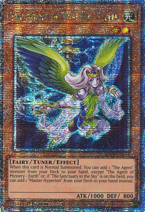 The Agent of Mystery - Earth [RA04-EN146] Quarter Century Secret Rare | GnG Games