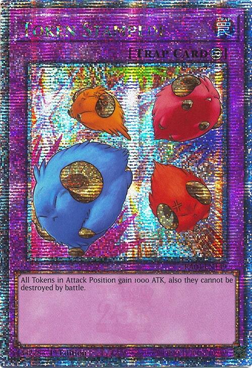 Token Stampede [RA04-EN149] Quarter Century Secret Rare | GnG Games