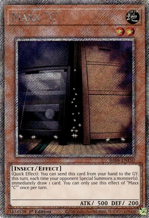 Maxx "C" [RA04-EN150] Platinum Secret Rare | GnG Games