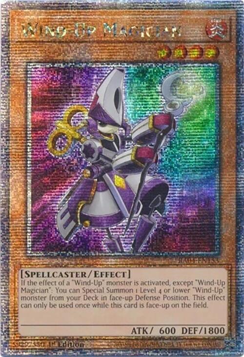 Wind-Up Magician [RA04-EN153] Quarter Century Secret Rare | GnG Games