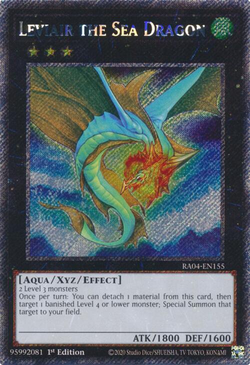 Leviair the Sea Dragon [RA04-EN155] Platinum Secret Rare | GnG Games
