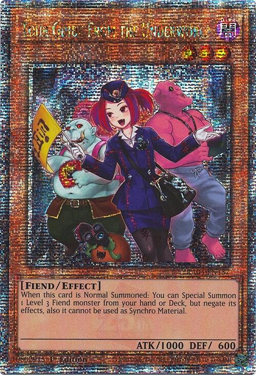 Tour Guide from the Underworld (Alternate Art) [RA04-EN157] Quarter Century Secret Rare | GnG Games