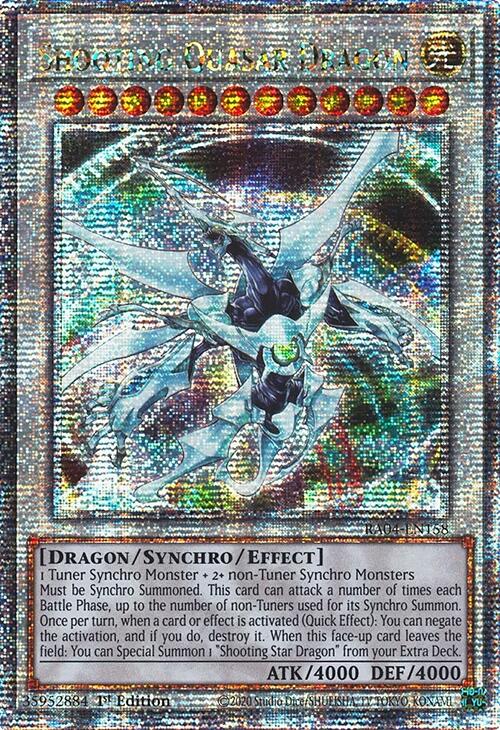 Shooting Quasar Dragon [RA04-EN158] Quarter Century Secret Rare | GnG Games
