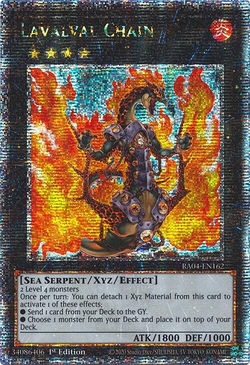 Lavalval Chain [RA04-EN162] Quarter Century Secret Rare | GnG Games