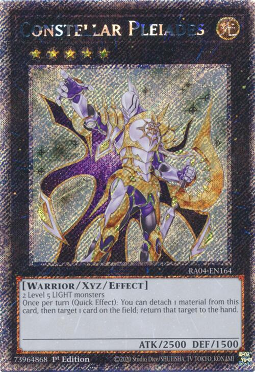 Constellar Pleiades [RA04-EN164] Platinum Secret Rare | GnG Games