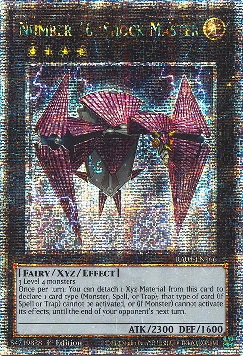 Number 16: Shock Master [RA04-EN166] Quarter Century Secret Rare | GnG Games