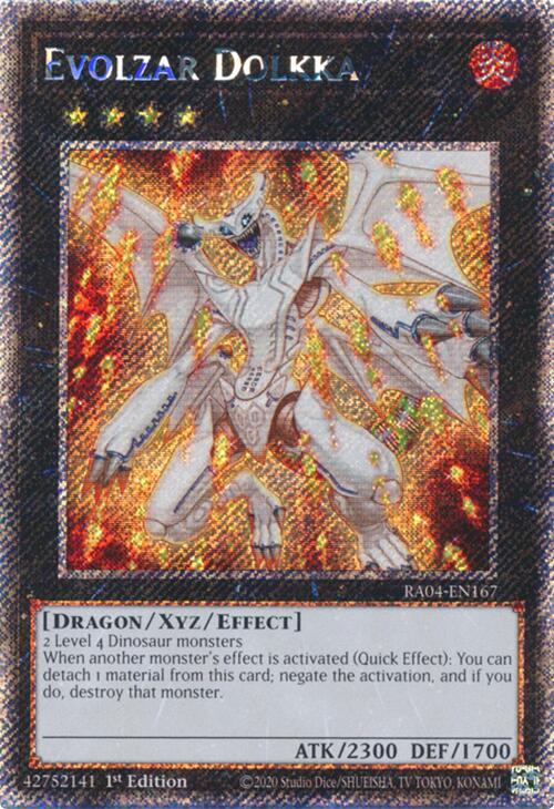 Evolzar Dolkka [RA04-EN167] Platinum Secret Rare | GnG Games