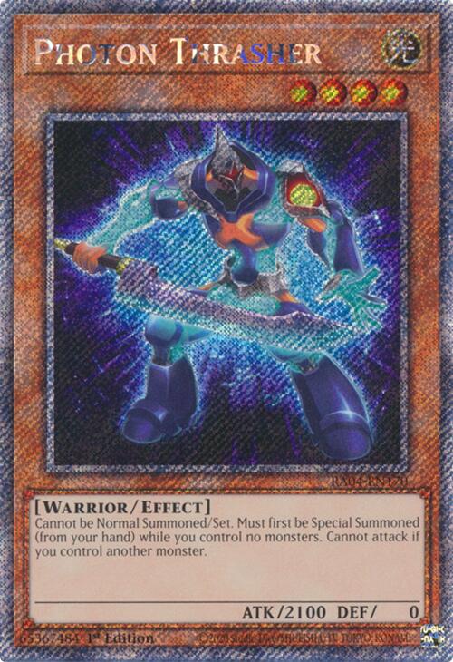 Photon Thrasher [RA04-EN170] Platinum Secret Rare | GnG Games
