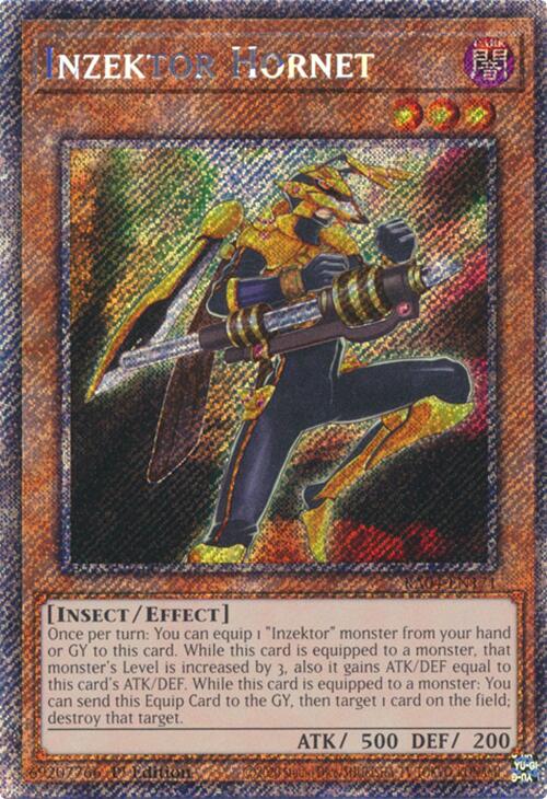 Inzektor Hornet [RA04-EN171] Platinum Secret Rare | GnG Games