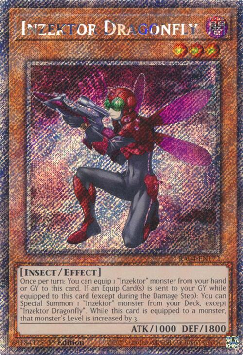 Inzektor Dragonfly [RA04-EN172] Platinum Secret Rare | GnG Games