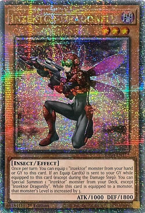 Inzektor Dragonfly [RA04-EN172] Quarter Century Secret Rare | GnG Games