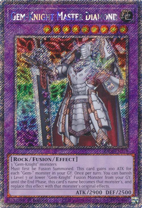Gem-Knight Master Diamond [RA04-EN178] Platinum Secret Rare | GnG Games