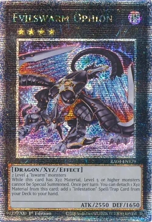 Evilswarm Ophion [RA04-EN179] Quarter Century Secret Rare | GnG Games
