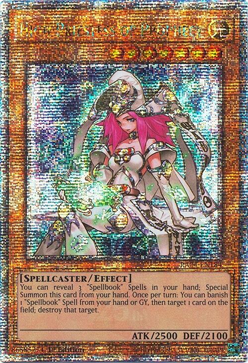 High Priestess of Prophecy [RA04-EN184] Quarter Century Secret Rare | GnG Games