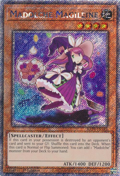 Madolche Magileine [RA04-EN185] Platinum Secret Rare | GnG Games