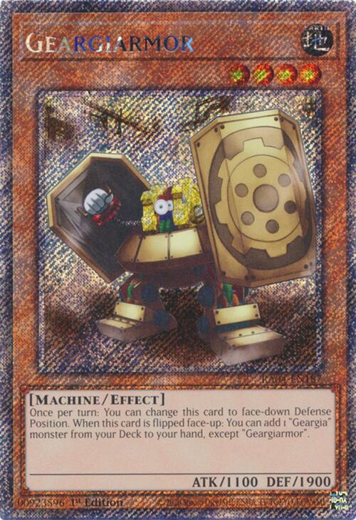 Geargiarmor [RA04-EN187] Platinum Secret Rare | GnG Games