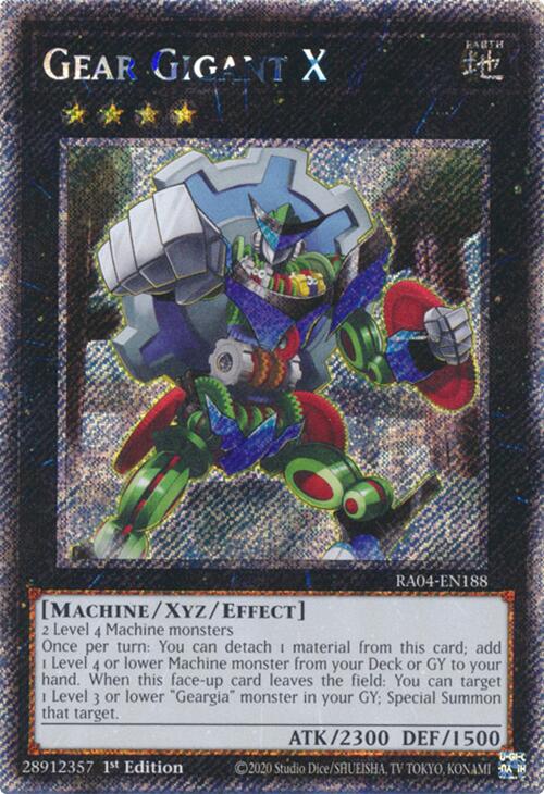 Gear Gigant X [RA04-EN188] Platinum Secret Rare | GnG Games