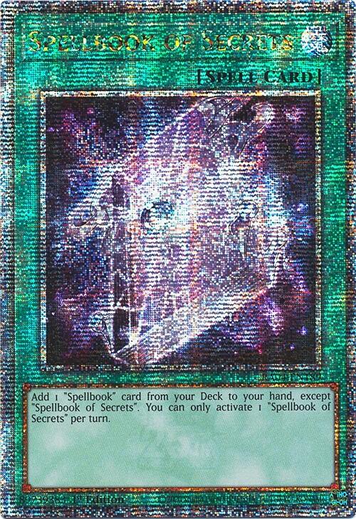 Spellbook of Secrets [RA04-EN189] Quarter Century Secret Rare | GnG Games