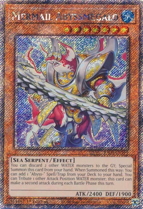 Mermail Abyssmegalo [RA04-EN191] Platinum Secret Rare | GnG Games