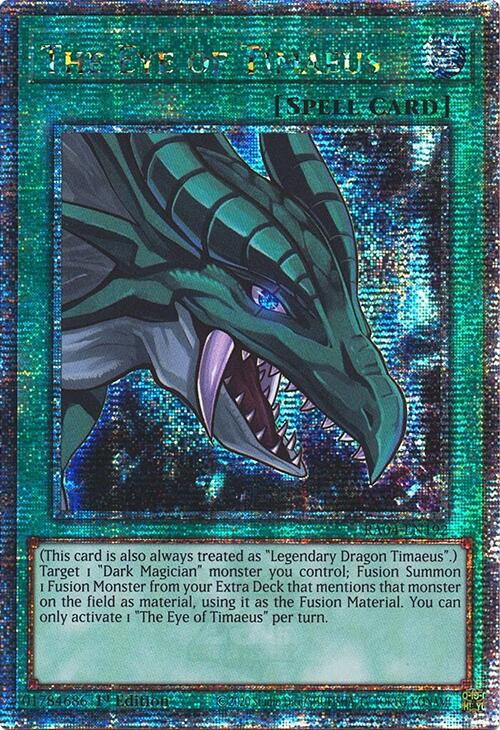 The Eye of Timaeus [RA04-EN192] Quarter Century Secret Rare | GnG Games