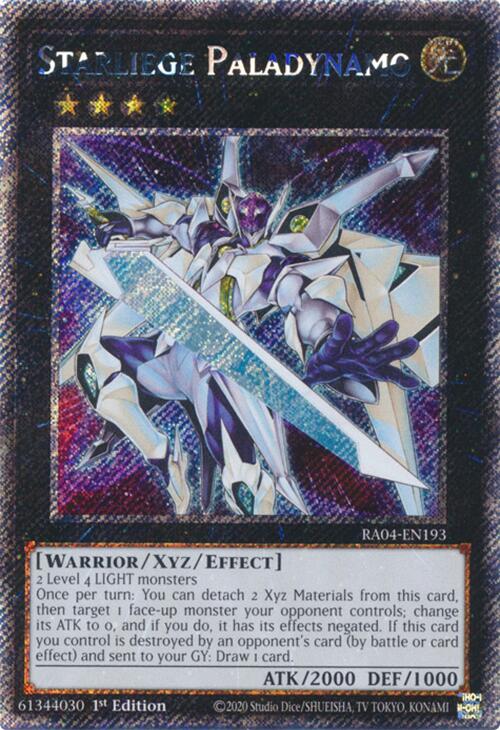 Starliege Paladynamo [RA04-EN193] Platinum Secret Rare | GnG Games