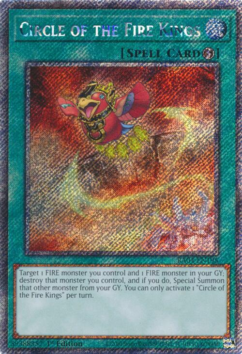 Circle of the Fire Kings [RA04-EN195] Platinum Secret Rare | GnG Games
