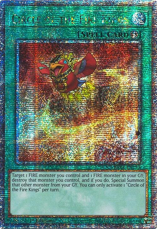 Circle of the Fire Kings [RA04-EN195] Quarter Century Secret Rare | GnG Games