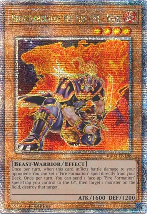 Brotherhood of the Fire Fist - Bear [RA04-EN198] Quarter Century Secret Rare | GnG Games