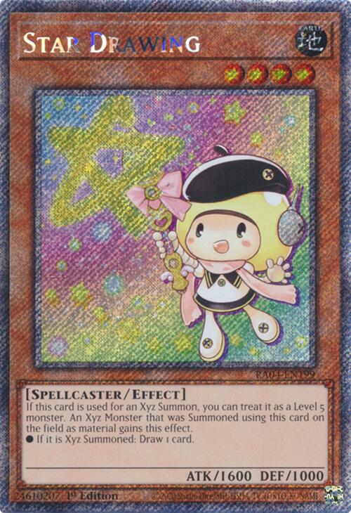 Star Drawing [RA04-EN199] Platinum Secret Rare | GnG Games