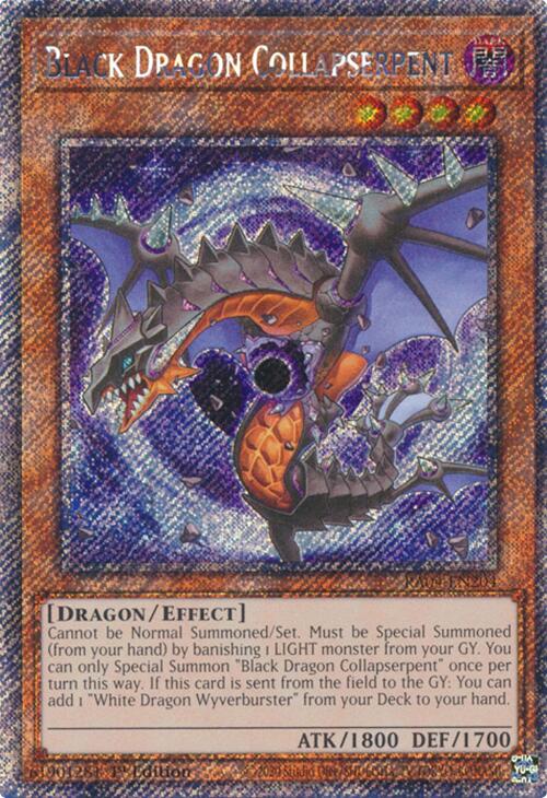 Black Dragon Collapserpent [RA04-EN204] Platinum Secret Rare | GnG Games