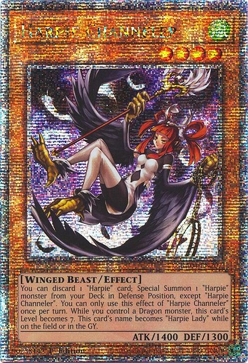 Harpie Channeler [RA04-EN207] Quarter Century Secret Rare | GnG Games