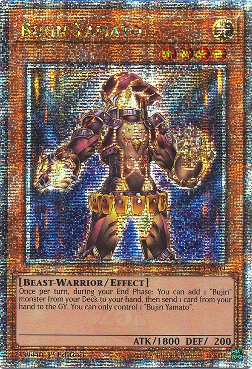Bujin Yamato [RA04-EN209] Quarter Century Secret Rare | GnG Games