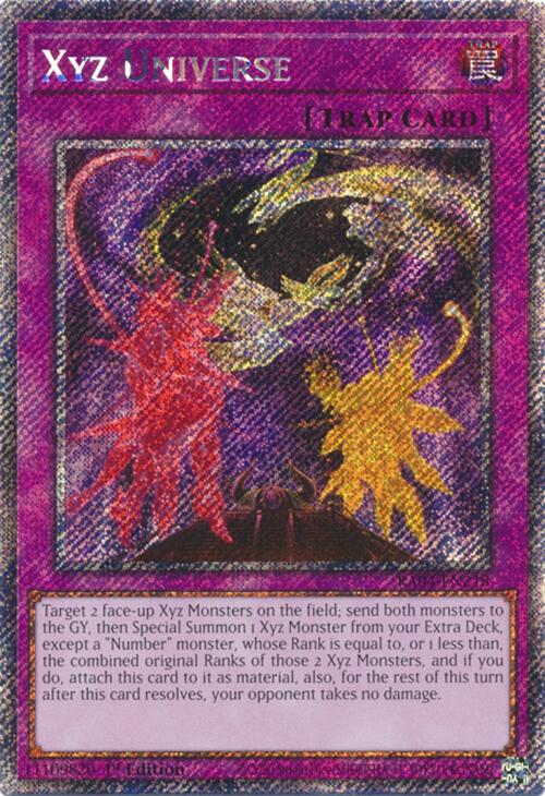 Xyz Universe [RA04-EN218] Platinum Secret Rare | GnG Games