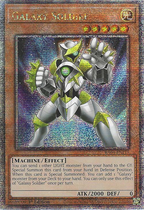Galaxy Soldier [RA04-EN219] Quarter Century Secret Rare | GnG Games