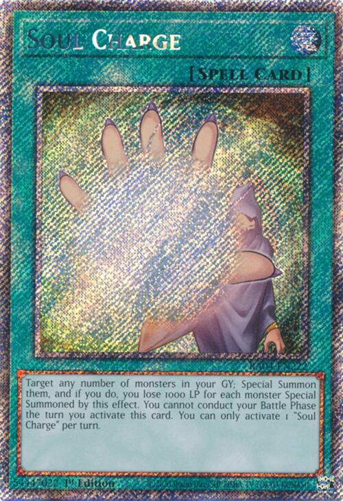 Soul Charge [RA04-EN222] Platinum Secret Rare | GnG Games
