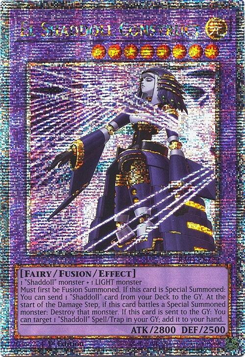 El Shaddoll Construct (Alternate Art) [RA04-EN229] Quarter Century Secret Rare | GnG Games