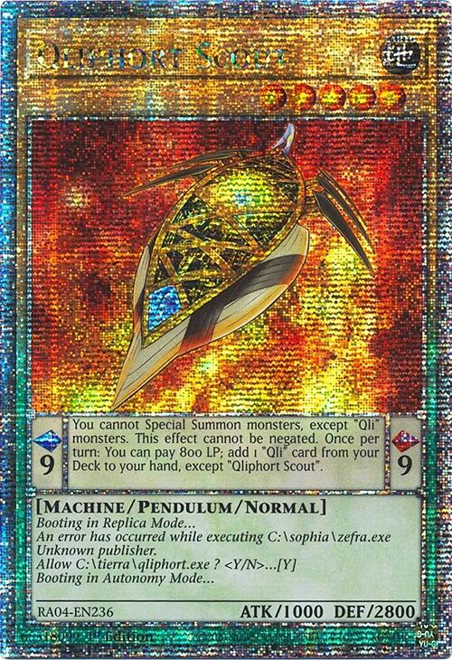 Qliphort Scout [RA04-EN236] Quarter Century Secret Rare | GnG Games