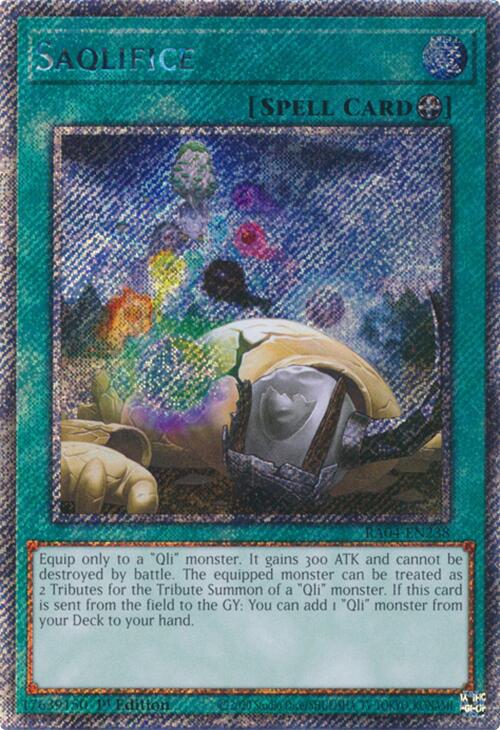 Saqlifice [RA04-EN238] Platinum Secret Rare | GnG Games