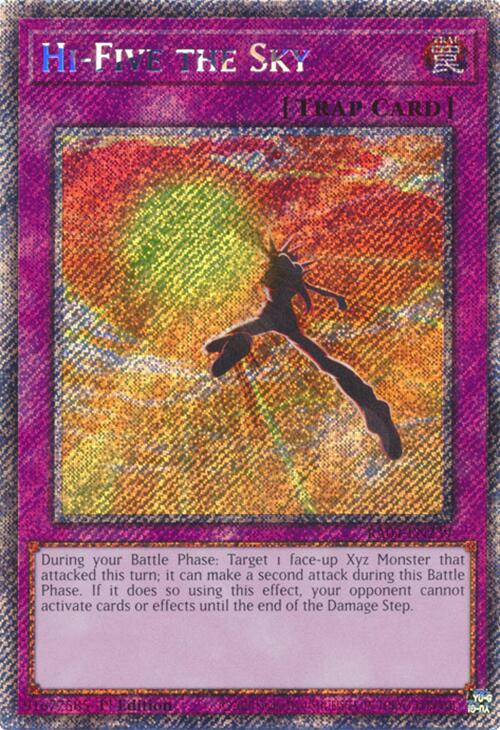 Hi-Five the Sky [RA04-EN239] Platinum Secret Rare | GnG Games