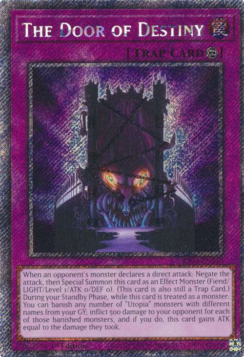 The Door of Destiny [RA04-EN240] Platinum Secret Rare | GnG Games