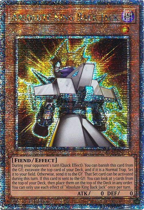 Absolute King Back Jack [RA04-EN244] Quarter Century Secret Rare | GnG Games