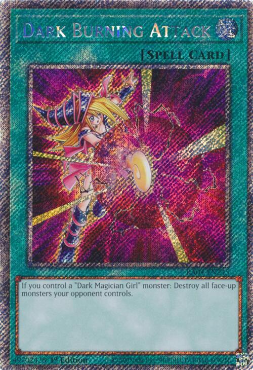 Dark Burning Attack [RA04-EN245] Platinum Secret Rare | GnG Games