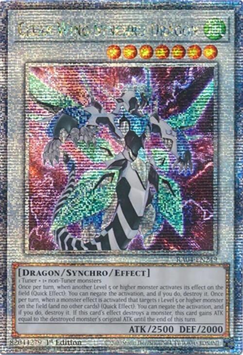 Clear Wing Synchro Dragon [RA04-EN249] Quarter Century Secret Rare | GnG Games