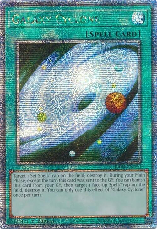 Galaxy Cyclone [RA04-EN250] Quarter Century Secret Rare | GnG Games