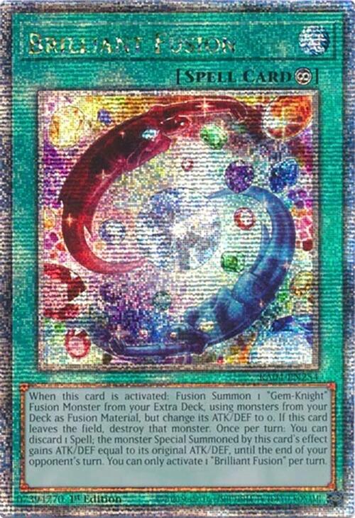 Brilliant Fusion [RA04-EN254] Quarter Century Secret Rare | GnG Games