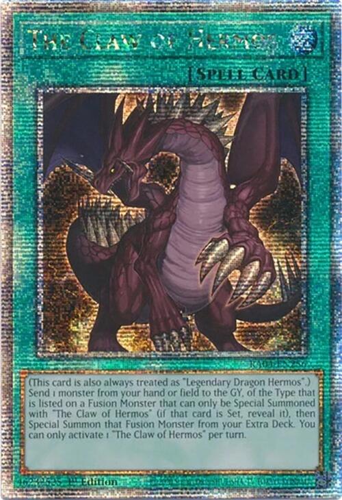 The Claw of Hermos [RA04-EN256] Quarter Century Secret Rare | GnG Games