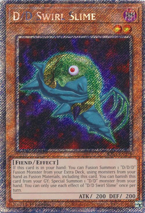 D/D Swirl Slime [RA04-EN258] Platinum Secret Rare | GnG Games