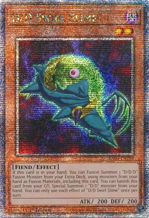 D/D Swirl Slime [RA04-EN258] Quarter Century Secret Rare | GnG Games