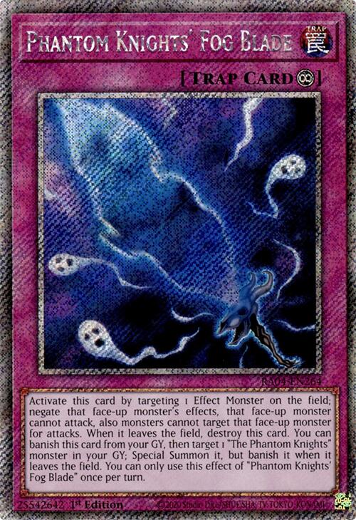 Phantom Knights' Fog Blade [RA04-EN264] Platinum Secret Rare | GnG Games