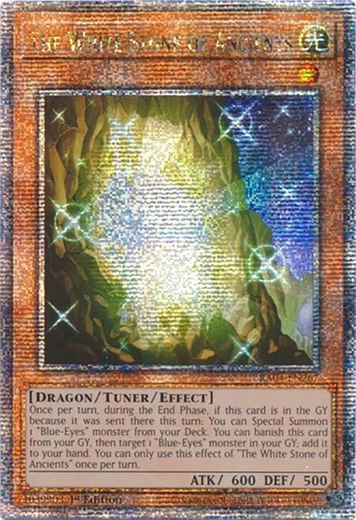 The White Stone of Ancients [RA04-EN267] Quarter Century Secret Rare | GnG Games